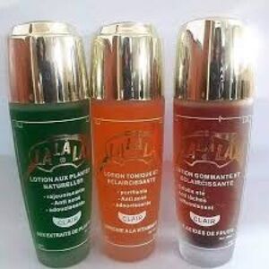 LALAL LOTION Clair Gold and Green Skincare Set 3 pcs